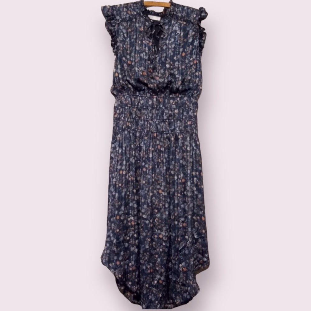 We're All Pretty Girls Dress - Blue Floral, Sparkle, WAPG